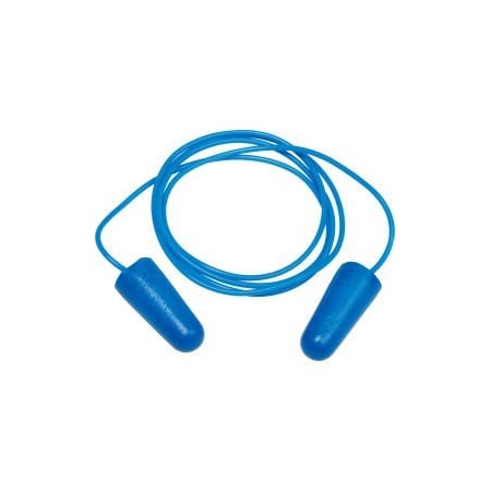 Pyramex Pyramex Metal Detectable Disposable Earplugs, Corded, 32dB, DPD1001, 100 Pairs/Box DPD1001